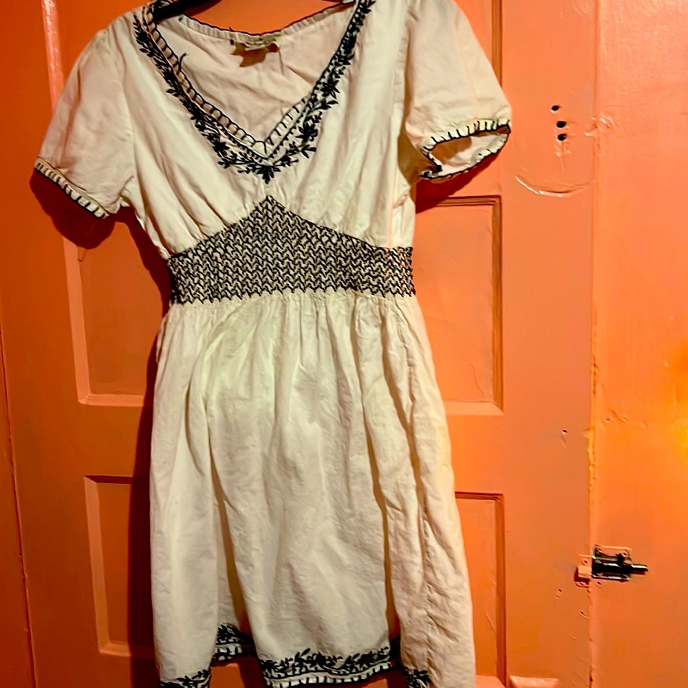 White Boho Dress from the French Market in New Orleans